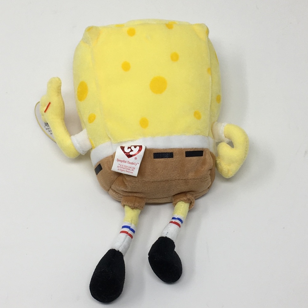 2004 TY Beanie Babies "SpongeBob" Thumbs Up - Picture 7 of 7